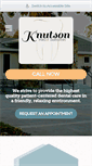 Mobile Screenshot of knutsonfamilydentistry.com